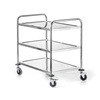 Nerezový skládací vozík se 3 policemi FORGAST FG01003