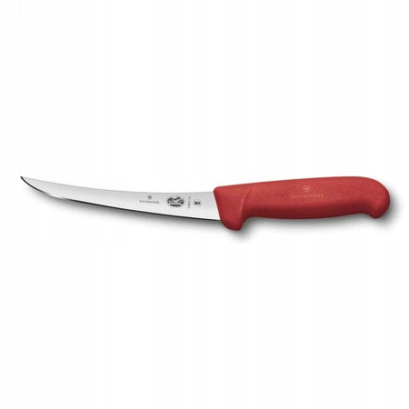 Červený vykosťovací nůž FIBROX - délka čepele 12 cm | VICTORINOX 5.6601.12