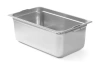 Nádoba GN 1/1, ocelová se zasouvacími držadly, hl. 10 cm | HENDI 803240