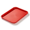 Tác na rychlé občerstvení červený Rozměry 35x25 cm | FORGAST FG12501