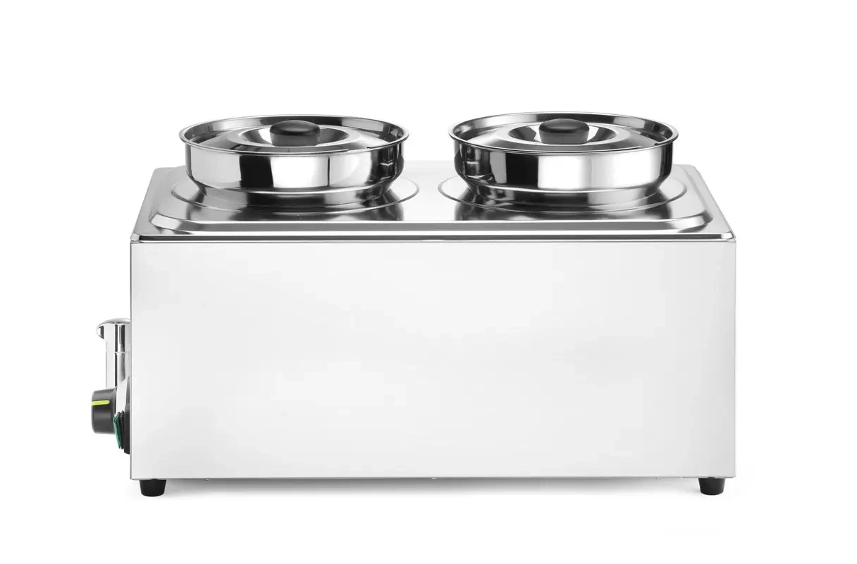 Bemar Hendi Ranger s výpustným kohoutem, 8L, 1000W, 60.4x33.2x31.5 cm, 2x4L nádoba, 3xGN 1/3 | HENDI 201473