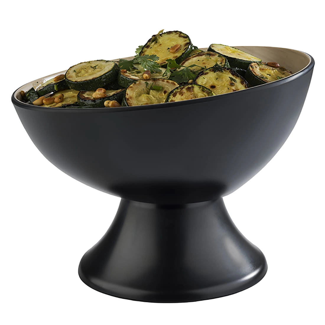 Melaminový podstavec FRIDA malý, výška 8 cm, černý | APS 84927