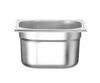 GN 1/6 hluboká nádoba 10 cm z nerezové oceli BUDGET LINE | HENDI 800638