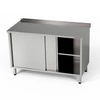Nerezový pracovní stůl se skříňkou 170x60x85 cm | FORGAST