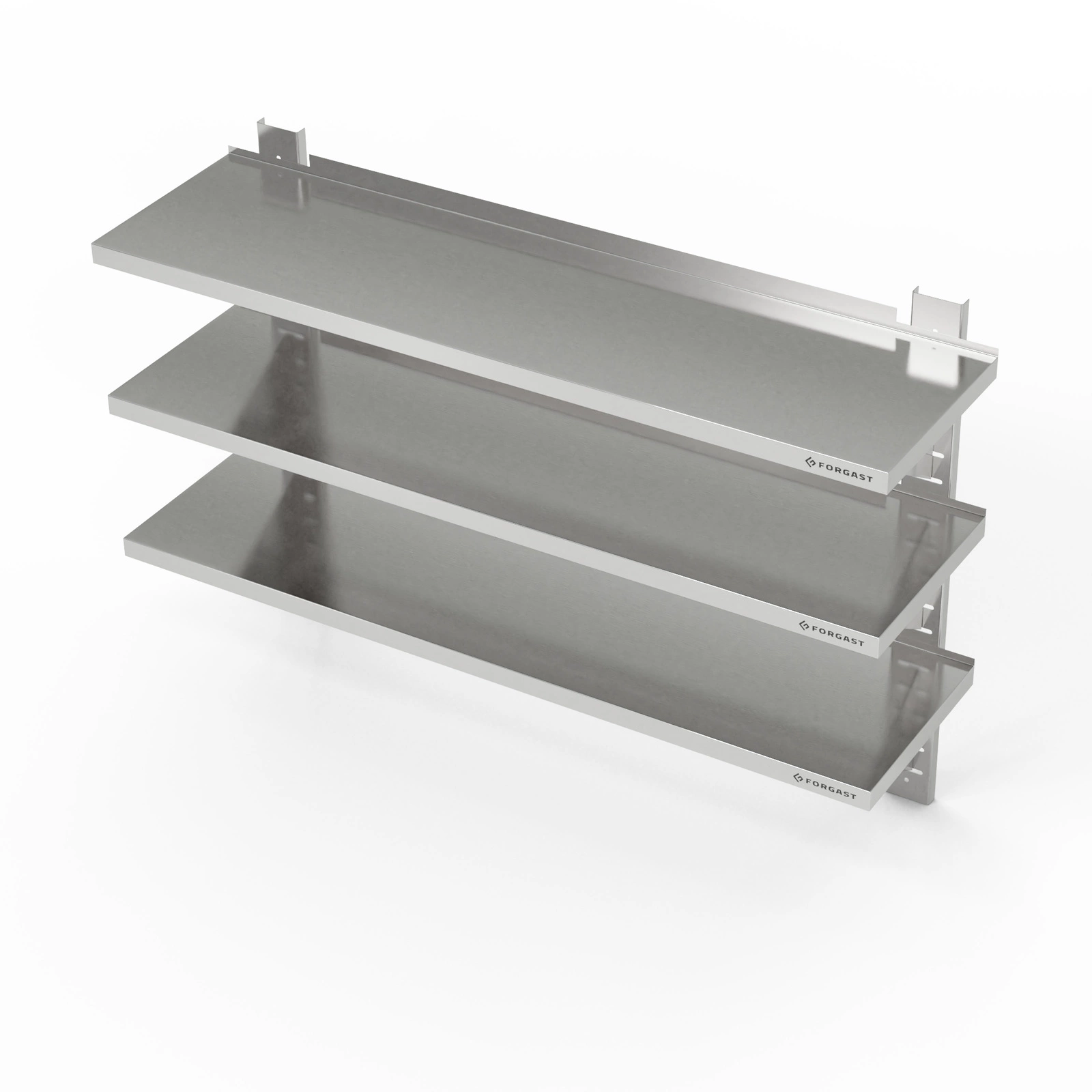 Trojitá nastavitelná nástěnná police 100x40x100 cm | FORGAST FG05070/1000/400/1000