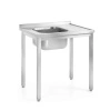 Stůl s umyvadlem, 100x60x85 cm | HENDI 812648