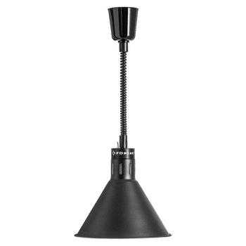 Ohřívací lampa na potraviny černá - typ B | FORGAST FG03344