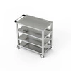 Nerezový vozík se 4 policemi 120x60x85 cm | FORGAST
