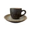 Šálek Bel 100 ml s podšálkem 11 cm Still Cristall dolomit | KERA KERAMIKA 2.3.3.DOLOMIT