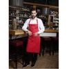 Kuchařská zástěra Basic 75 x 90 cm s kapsou a přezkou červená | KARLOWSKY BLS 5-8-Stck