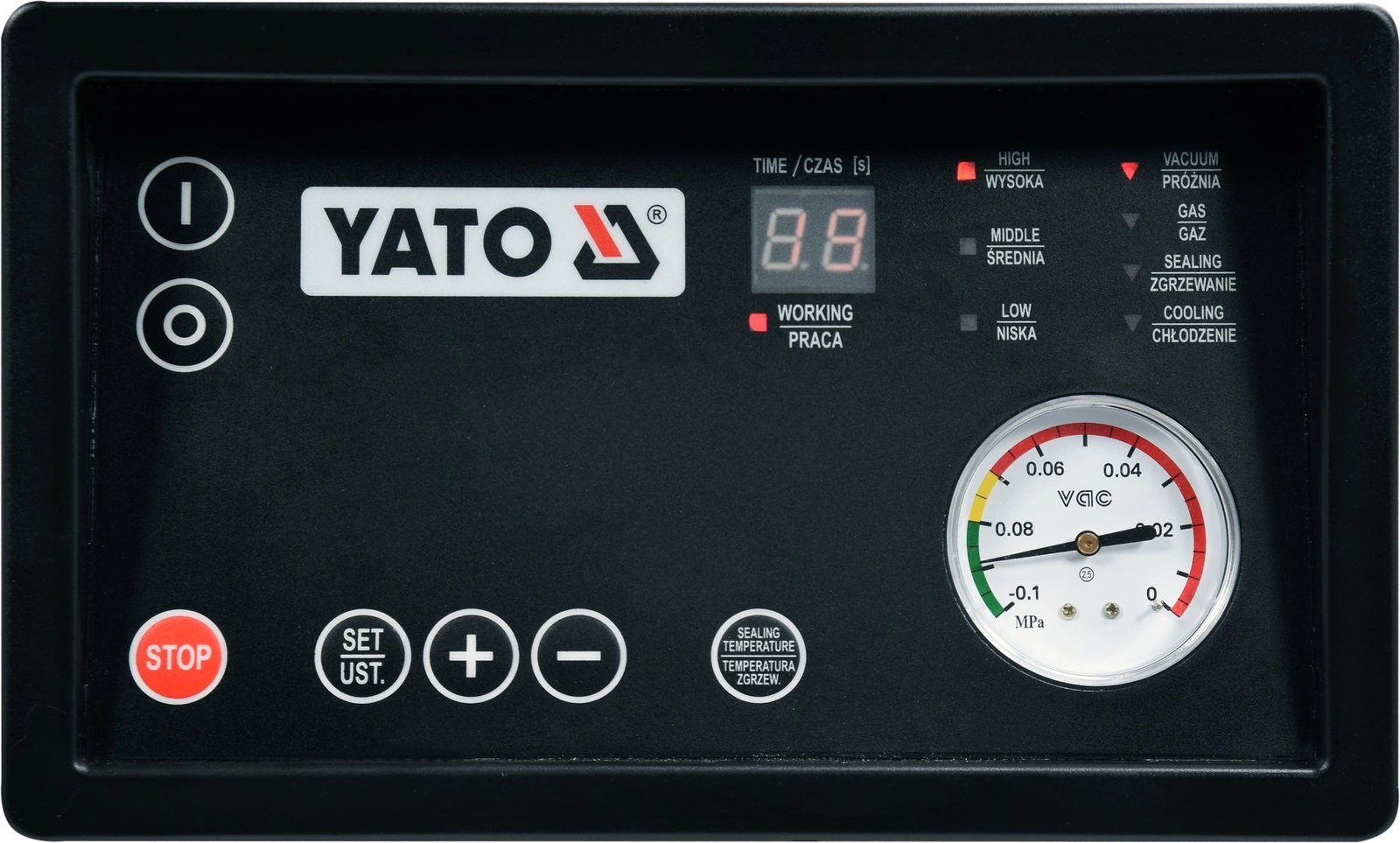 Mobilní dvoukomorový vakuový balicí stroj 45x60 cm | YATO YG-09307