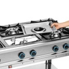Gastronomická plynová kuchyně 6-hořáková, 34,4 kW | FORGAST FG09456