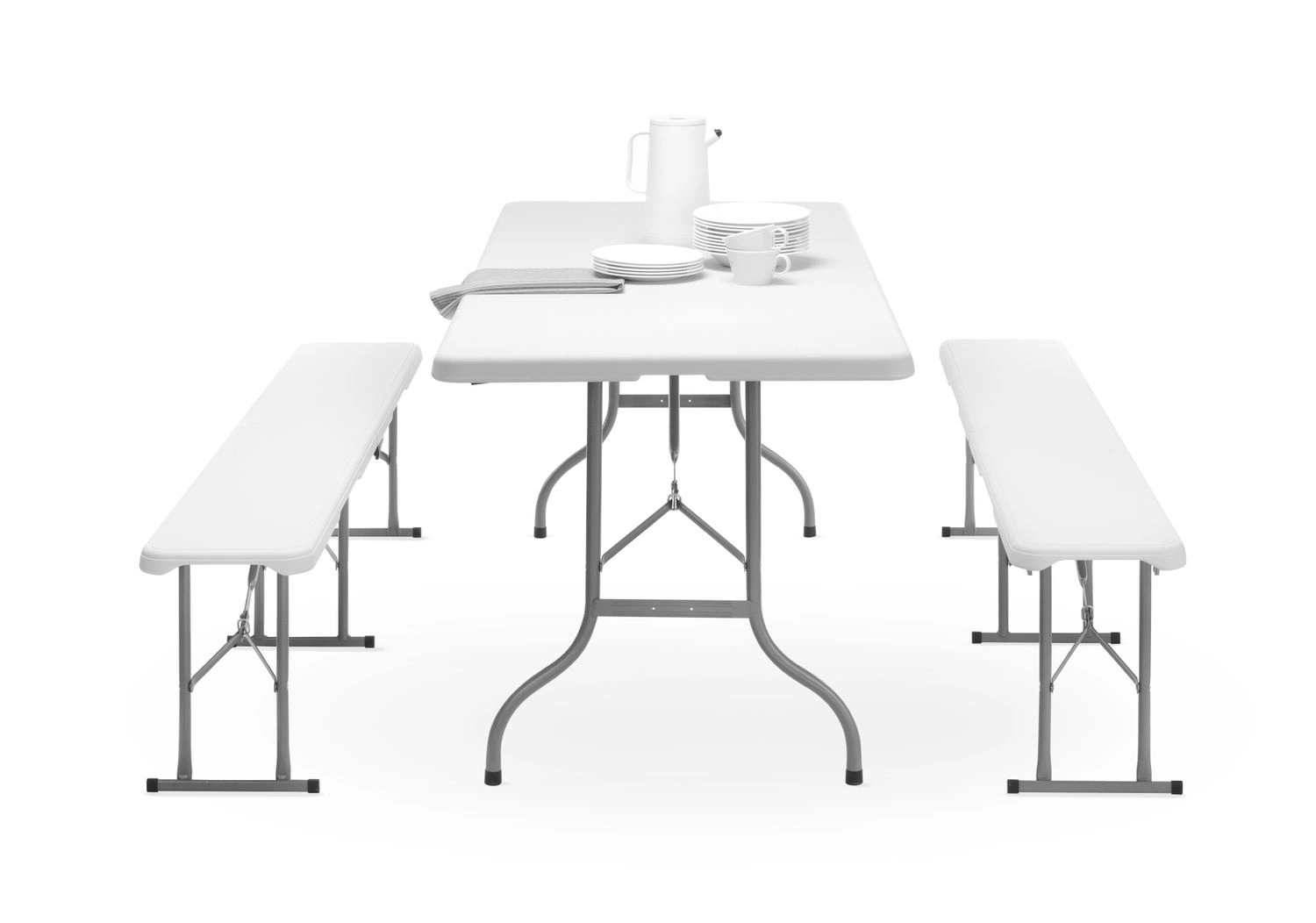 Skládací lavice pro catering - 183x30x43 cm | HENDI 811191