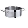 Nerezový kastrol na dušení, 38 l, 50 cm | CONTACTO 2209/500