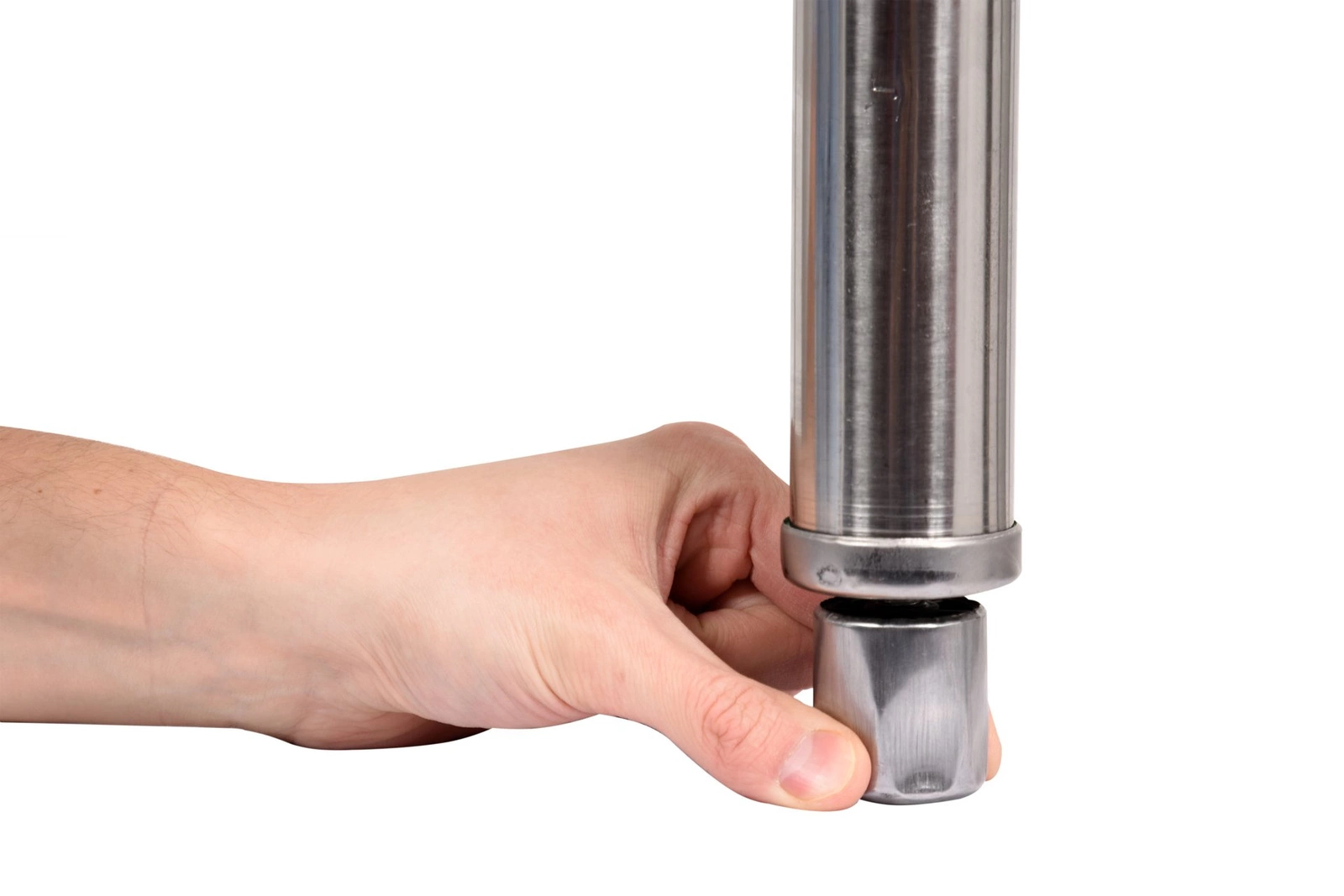 Nerezový centrální pracovní stůl s policí 100x60x85 cm | YATO YG-09001