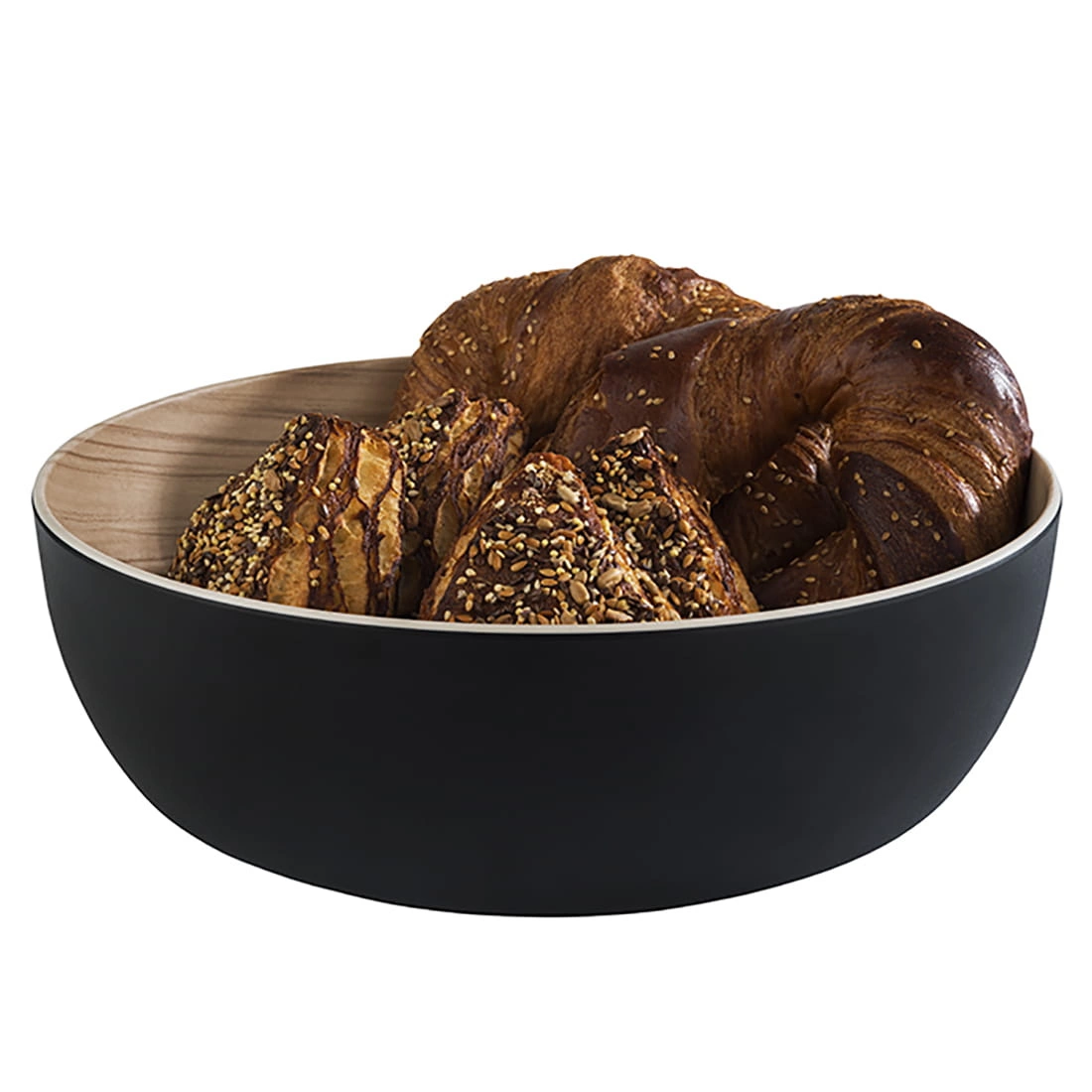 Miska melaminová FRIDA černá prům. 30 cm | APS 84935