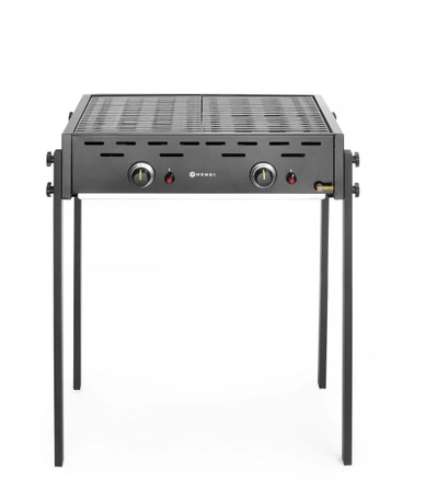 Gril plynový Roast-Master Pro Black 11,6 kW, 790x560x(V)900mm | HENDI 148822