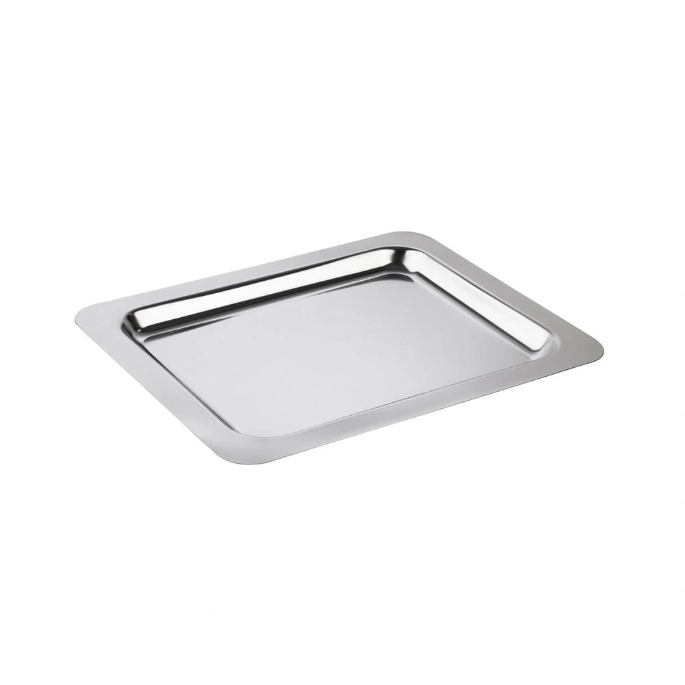 Podnos FPROFI LINE, leštěný, z nerezové oceli, 32.5x26.5x2 cm | APS 12100