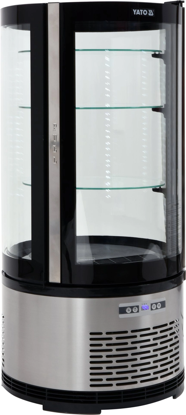 Chladicí vitrína 100 l kulatá nastavitelná | YATO YG-05094