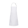 Základní kuchařská zástěra 75 x 90 cm se sponou bílá | KARLOWSKY BLS 4-3-Stck