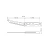 Nůž na sýr LANDHAUS 14 cm | TRAMONTINA 29810-187
