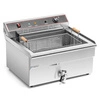 Elektrická fritéza 1-komorová 30 l | FORGAST FG09018