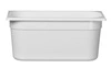 GN 1/3 hrnec 15 cm hluboký z bílého polykarbonátu | HENDI 862568