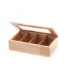 Krabička na čaj, dřevo, světle hnědá, 33.5x20x9 cm | APS 11575