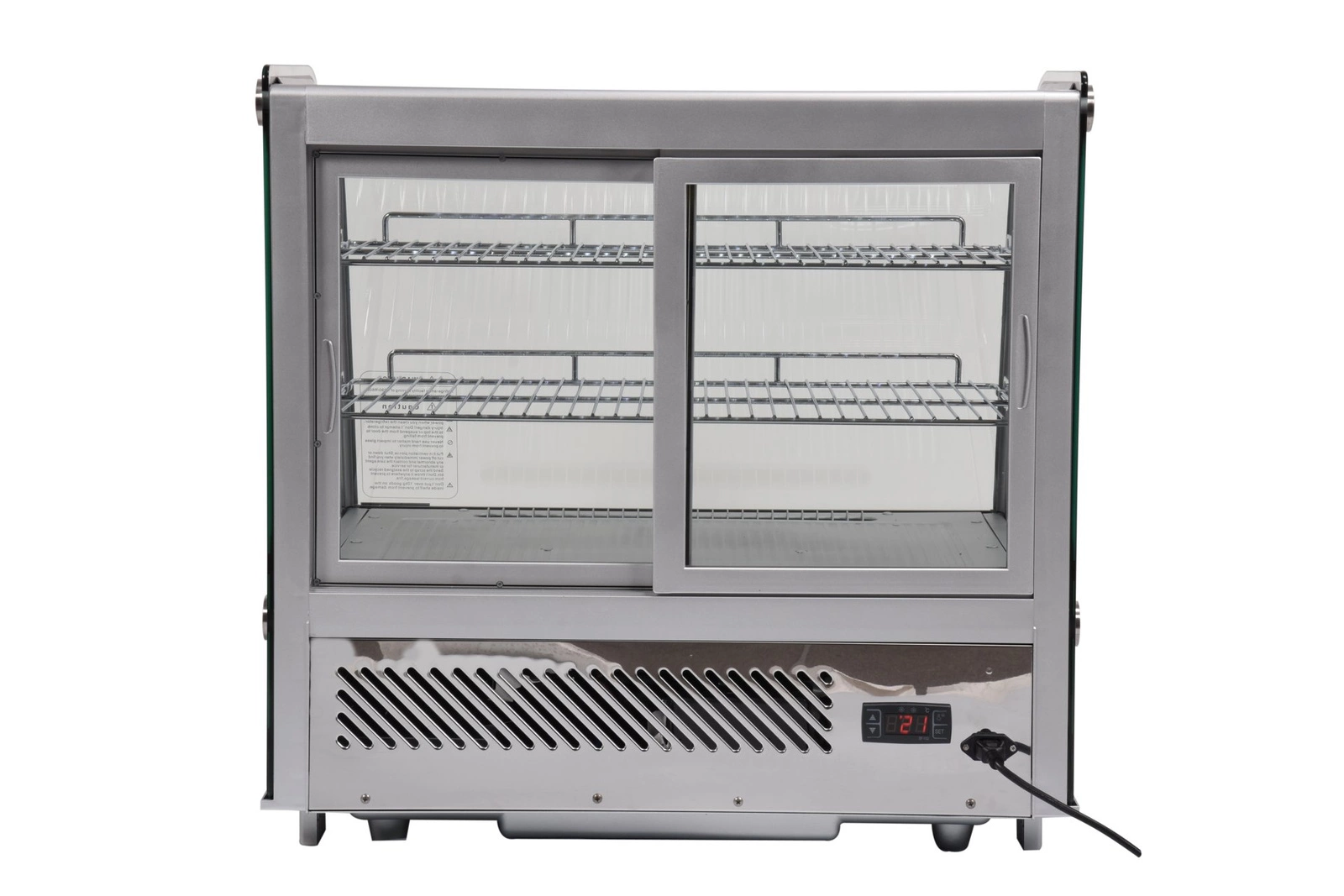 Chladicí vitrína 120 l stříbrná | YATO YG-05025