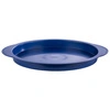 Kulatý podnos s chladicí vložkou a víkem, modrý 35x15 cm | APS 9093