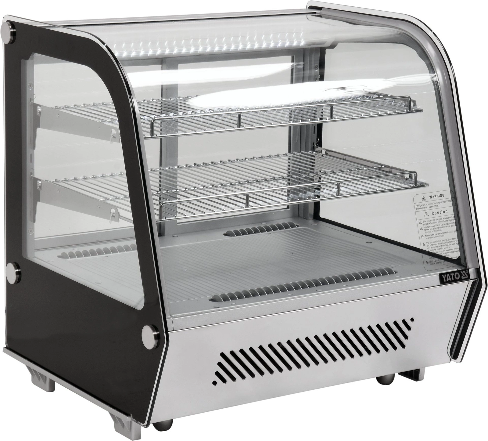 Chladicí vitrína 120 l stříbrná | YATO YG-05025