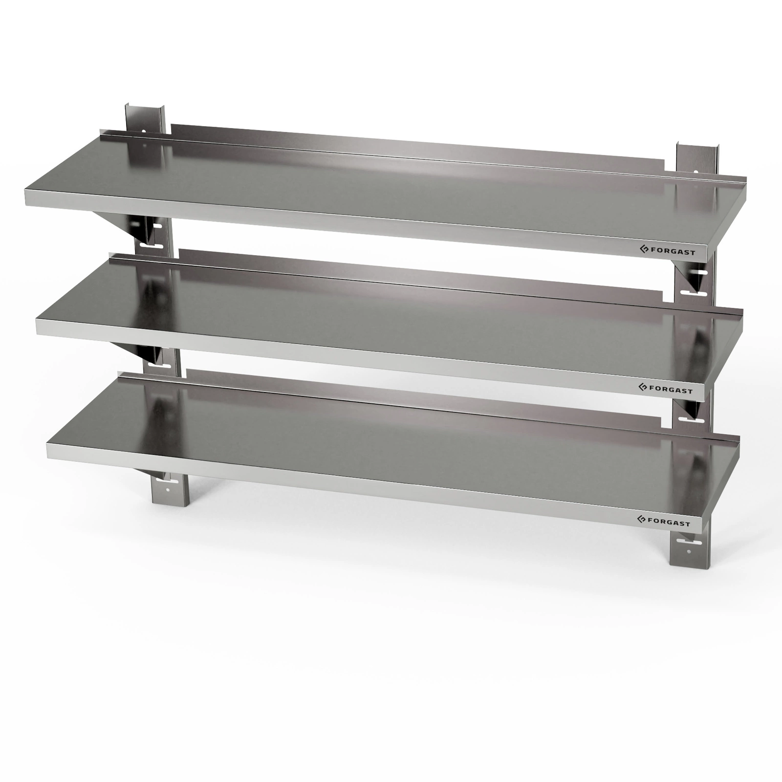 Trojitá nastavitelná nástěnná police 100x40x100 cm | FORGAST FG05070/1000/400/1000