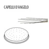 Matrice na těstoviny Capelli d'Angelo, 57 mm | FIMAR ACTRMPF7