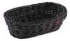 Košík z polypropylenu PROFI LINE, oválný, černý, 19x12x6 cm | APS 50626