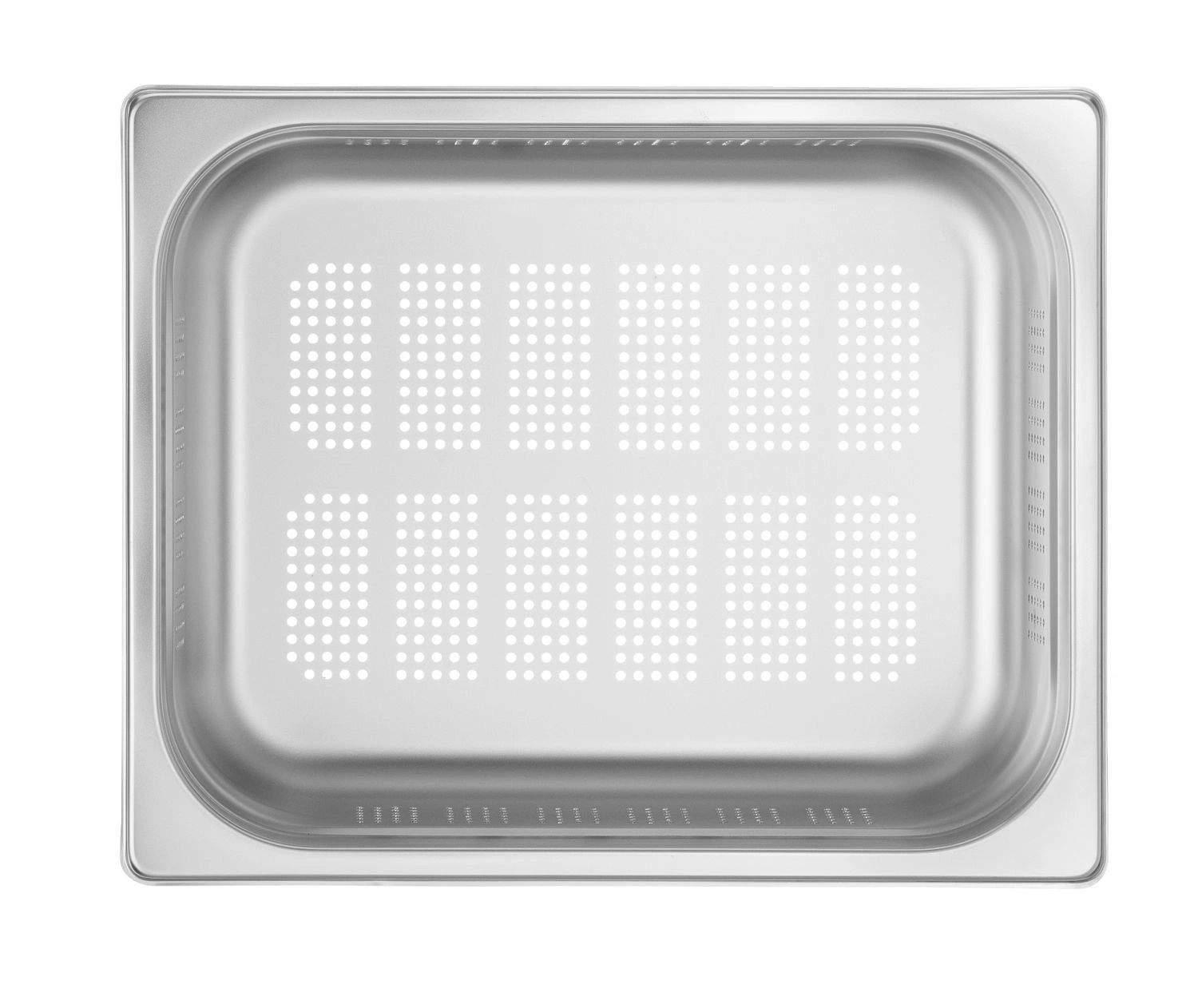 Nádoba GN 1/2 o hloubce 10 cm z nerezové oceli PROFI LINE PRERFORATED | HENDI 802427