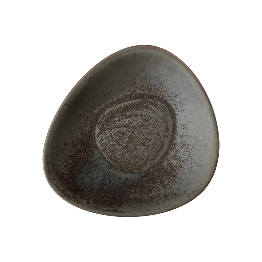 Hluboký talíř Delta Cristall hematit 24 cm | KERA CERAMIKA 15.6.HEMATIT