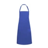 Základní kuchařská zástěra 75 x 90 cm se sponou modrá | KARLOWSKY BLS 4-6-Stck