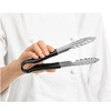 Servírovací kleště HACCP, černé, 24 cm | FORGAST FG11123