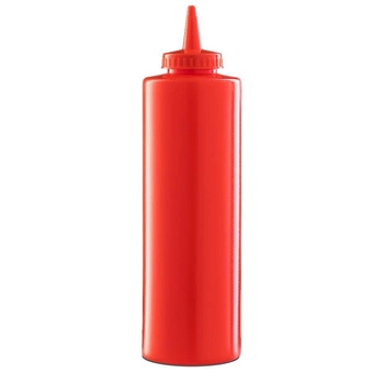 Dávkovač na omáčky z polyetylenu 0,7 l, červený | FORGAST FG03229