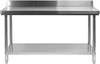 Nerezový pracovní stůl s policí 140x60x85 cm | YATO YG-09023