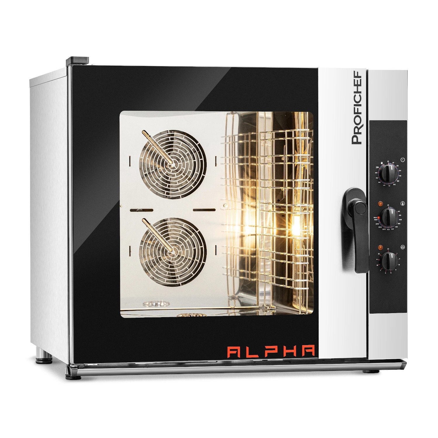 Elektrická konvektomata Alpha 7 GN 1/1, manuální ovládání, 10,5 kW, 400 V | PROFICHEF PCA311007