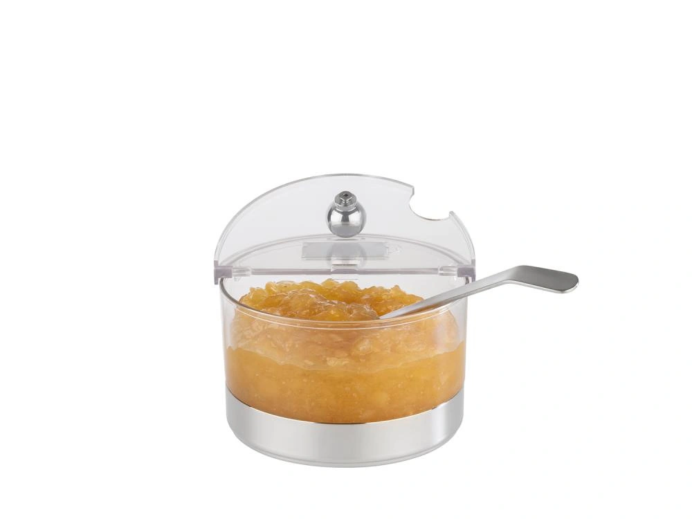 Malá chladicí miska s nerezovým podstavcem Mini TOP FRESH s vložkou a víkem, 15x11,5 cm | APS 11810