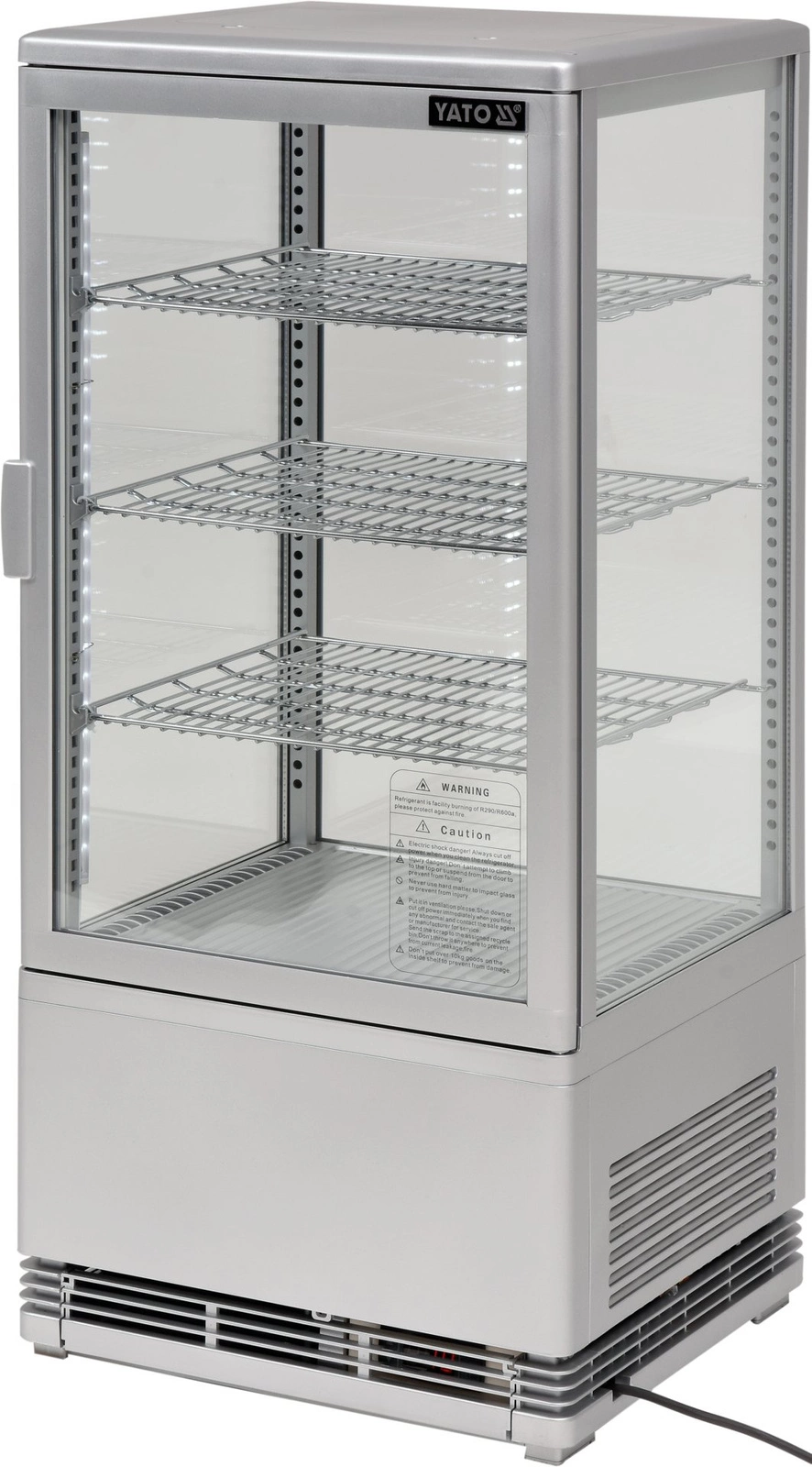 Chladicí vitrína 78 l stříbrná | YATO YG-05057