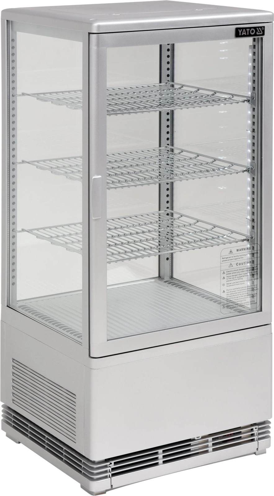 Chladicí vitrína 78 l stříbrná | YATO YG-05057