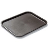 Hnědý fast food tác, polypropylen, 45x35 cm, obdélníkový | FORGAST FG12536