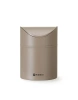 Stolní odpadkový koš s výklopným víkem, 1,2 l, béžový, prům. 12 x V 16,5 cm | HENDI 440797