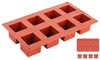 Forma na sušenky kostka, silikonová, 8 otvorů, 5x5x5 cm | CONTACTO 6644/050