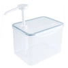 Dávkovač na omáčky s pumpičkou, 3,9 l, transparentní | CONTACTO 1324/390