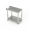 Nerezový vozík se 2 policemi 120x40x85 cm | FORGAST